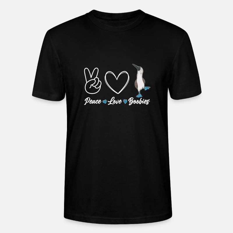 Blaufußtölpel Blue-footed Booby Seevogel - Stanley/Stella Unisex Bio-T-Shirt CRAFTER - Schwarz