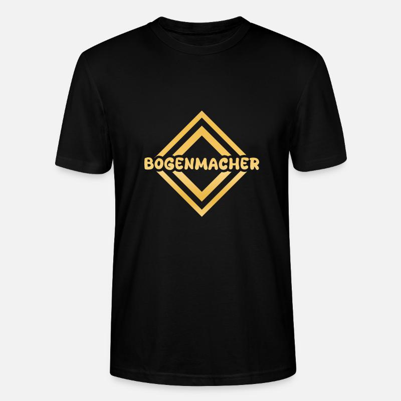 Bogenmacher - Stanley/Stella Unisex Bio-T-Shirt CRAFTER - Schwarz