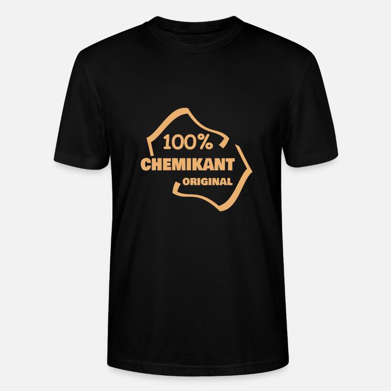 Beruf Chemikant - Stanley/Stella Unisex Bio-T-Shirt CRAFTER - Schwarz