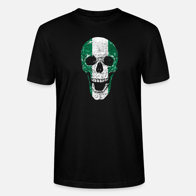 Nigeria - Stanley/Stella Unisex Bio-T-Shirt CRAFTER - Schwarz
