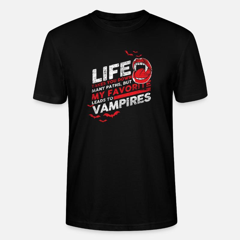 vampire - T-shirt bio CRAFTER Stanley Stella Unisexe - noir