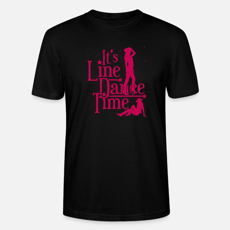 Linedance - Stanley/Stella Unisex Bio-T-Shirt CRAFTER - Schwarz