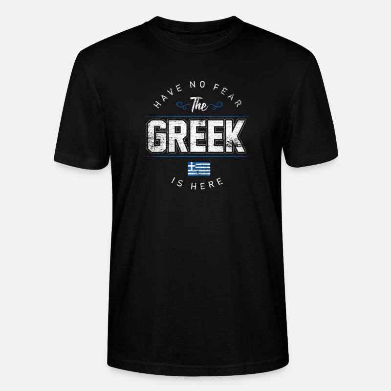 Grèce - T-shirt bio CRAFTER Stanley Stella Unisexe - noir