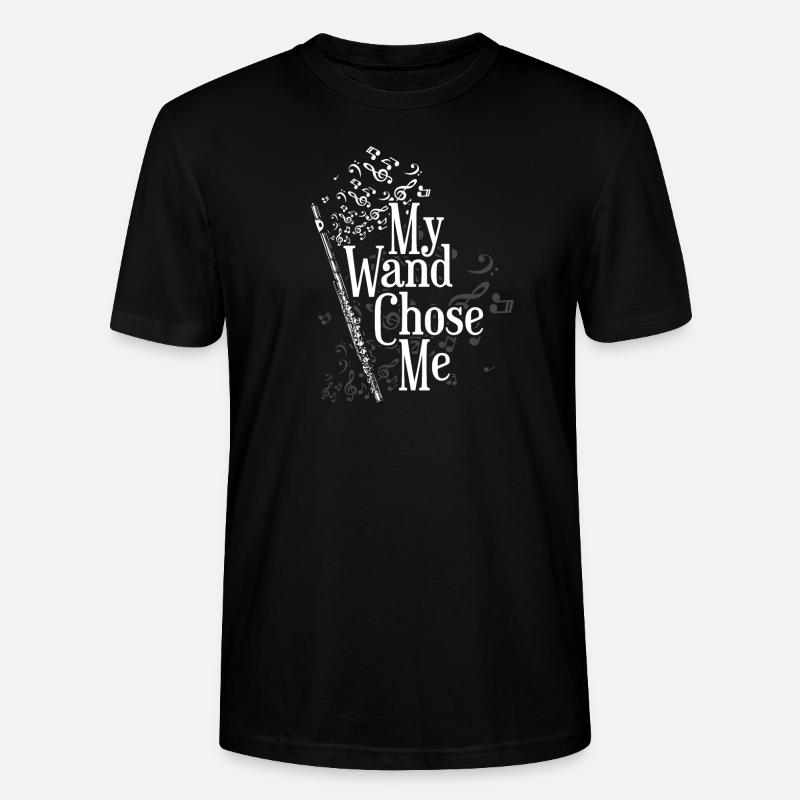 Querflöte - Stanley/Stella Unisex Bio-T-Shirt CRAFTER - Schwarz