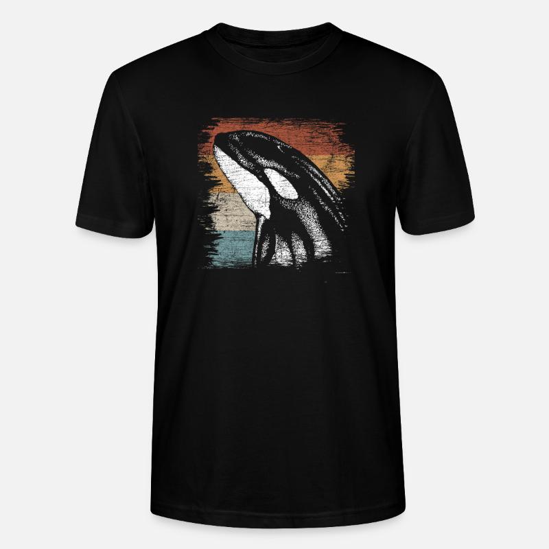 Orca - Stanley/Stella Unisex Bio-T-Shirt CRAFTER - Schwarz