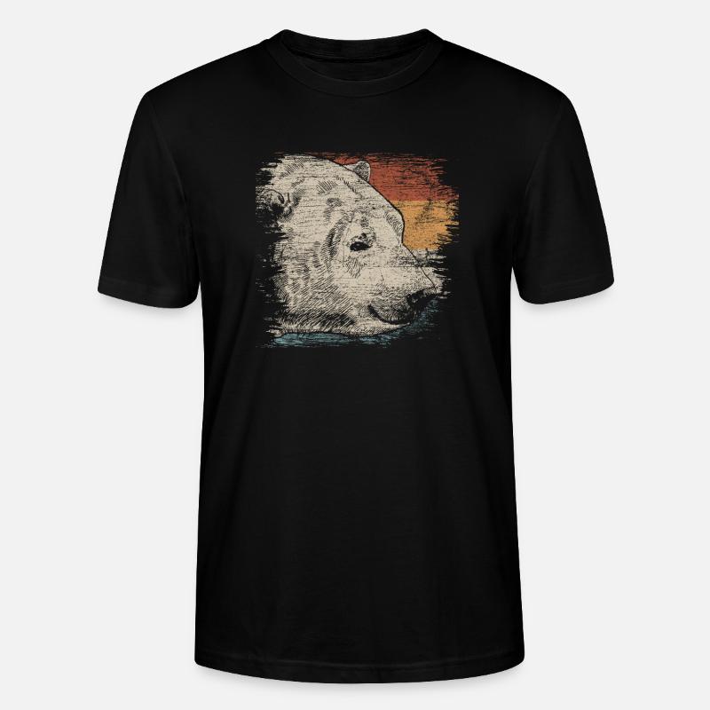 Eisbär - Stanley/Stella Unisex Bio-T-Shirt CRAFTER - Schwarz