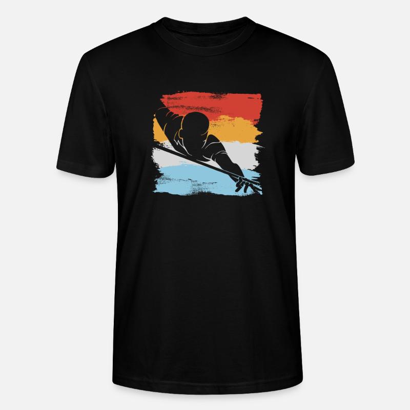 Billard - Stanley/Stella Unisex Bio-T-Shirt CRAFTER - Schwarz
