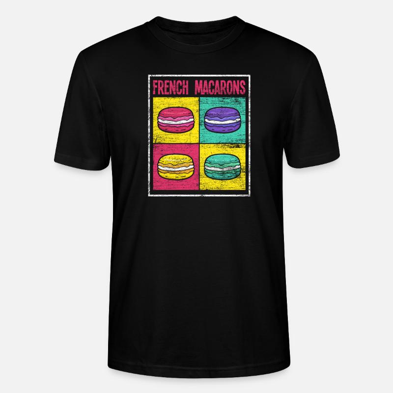 Macaron - Stanley/Stella Unisex Bio-T-Shirt CRAFTER - Schwarz