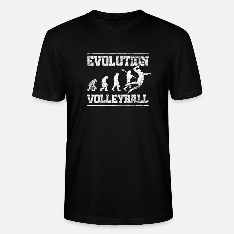 Evolution Volleyball - T-shirt bio CRAFTER Stanley Stella Unisexe - noir