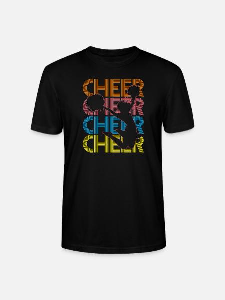 Cheerleading Pompoms - Stanley/Stella Unisex Bio-T-Shirt CRAFTER - Schwarz