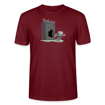 Escape Key Escape - The Escape Key Admin IT Nerd - Stanley/Stella CRAFTER Unisex Organic T-Shirt - burgundy - Front - Alina (178cm) & Michal (187cm)