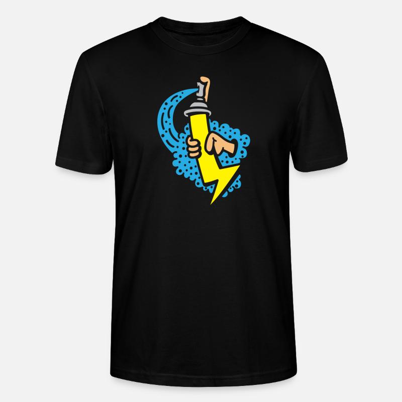 Graffiti - Stanley/Stella Unisex Bio-T-Shirt CRAFTER - Schwarz