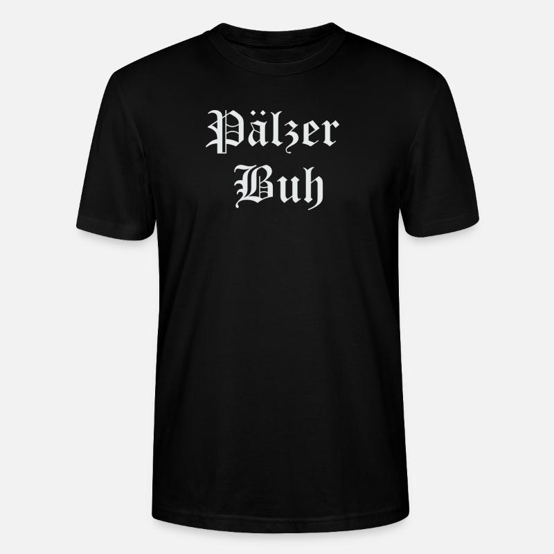 Pälzer Buh / Palz / Pfalz / Pfälzer - Stanley/Stella Unisex Bio-T-Shirt CRAFTER - Schwarz