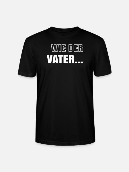 Vater - Stanley/Stella Unisex Bio-T-Shirt CRAFTER - Schwarz