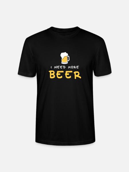 Beer - T-shirt bio CRAFTER Stanley Stella Unisexe - noir