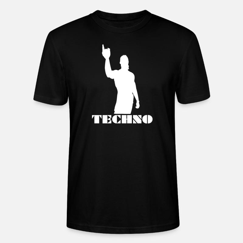 Techno Viking Techno Wikinger - Stanley/Stella Unisex Bio-T-Shirt CRAFTER - Schwarz