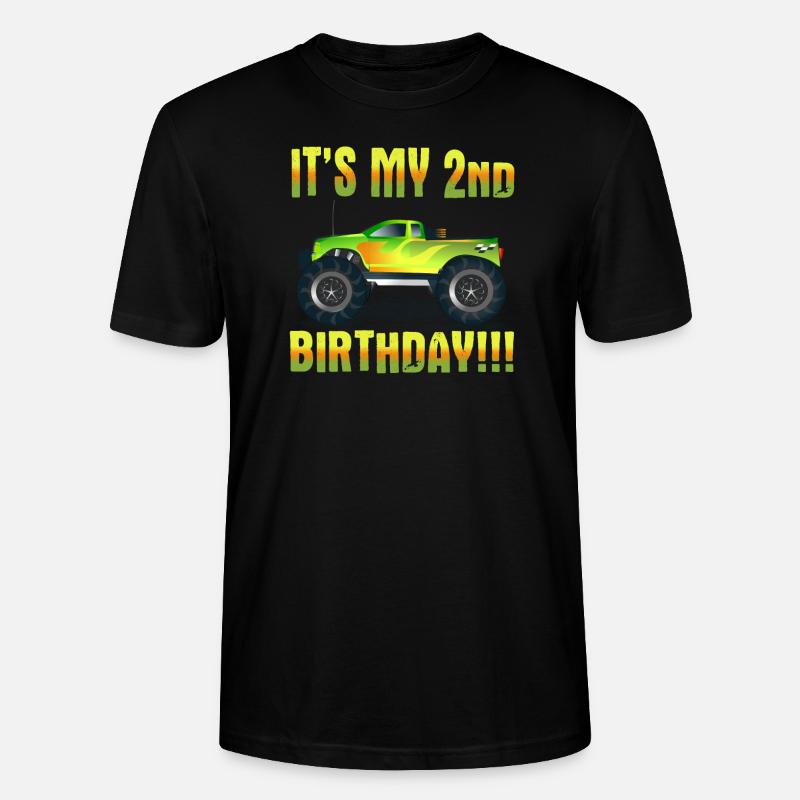 2nd birthday - Stanley/Stella Unisex Bio-T-Shirt CRAFTER - Schwarz