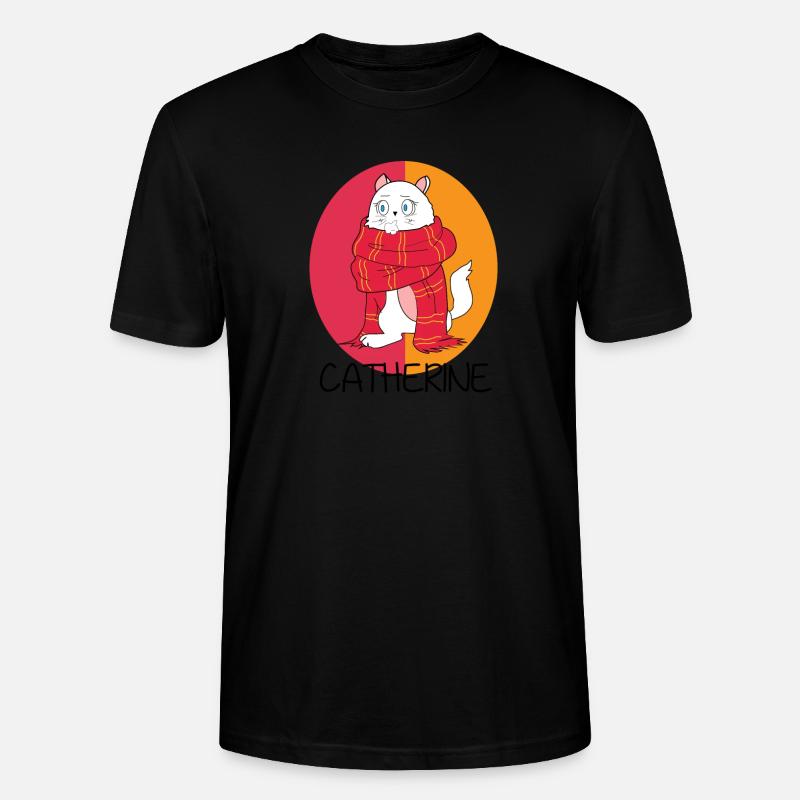 #FancyDesigns #catherine CATherine? - T-shirt bio CRAFTER Stanley Stella Unisexe - noir