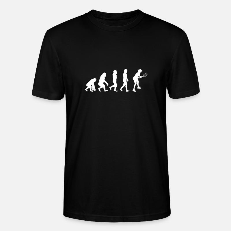 Evolution Tennis - T-shirt bio CRAFTER Stanley Stella Unisexe - noir