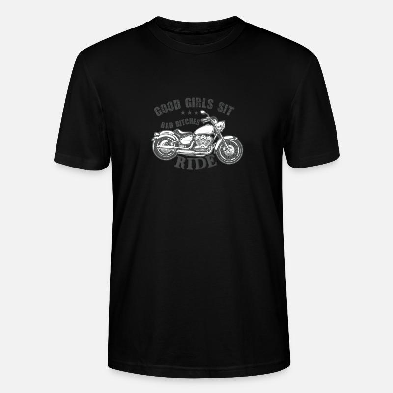 GUTE MÄDCHEN SITZEN - Stanley/Stella Unisex Bio-T-Shirt CRAFTER - Schwarz