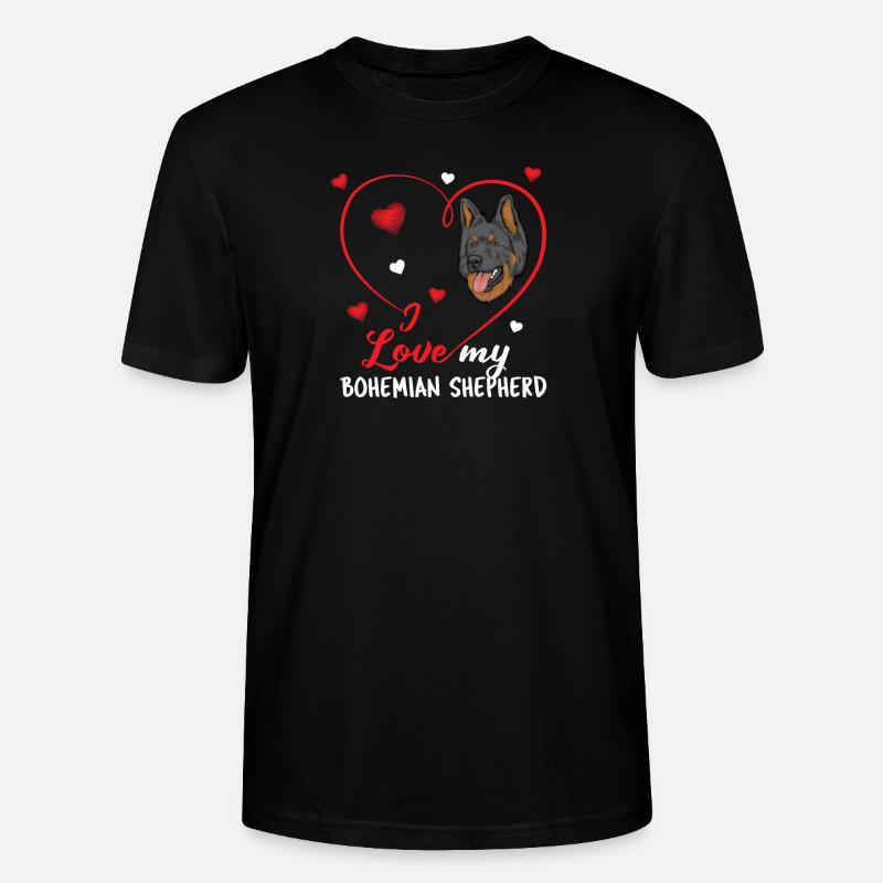 Bohemian Shepherd - Stanley/Stella Unisex Bio-T-Shirt CRAFTER - Schwarz