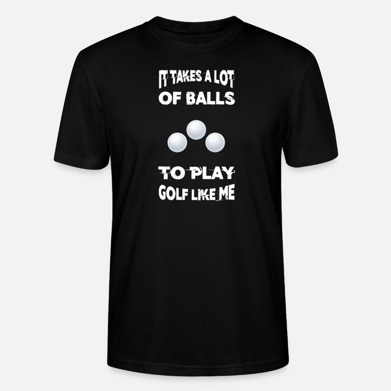Golf Balls - Stanley/Stella Unisex Bio-T-Shirt CRAFTER - Schwarz