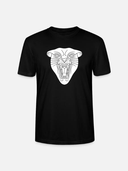 Wild lion - Stanley/Stella CRAFTER Unisex Organic T-Shirt - black