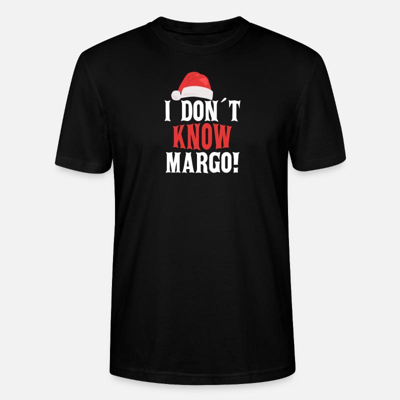 I don´t know Margo! - Stanley/Stella Unisex Bio-T-Shirt CRAFTER - Schwarz