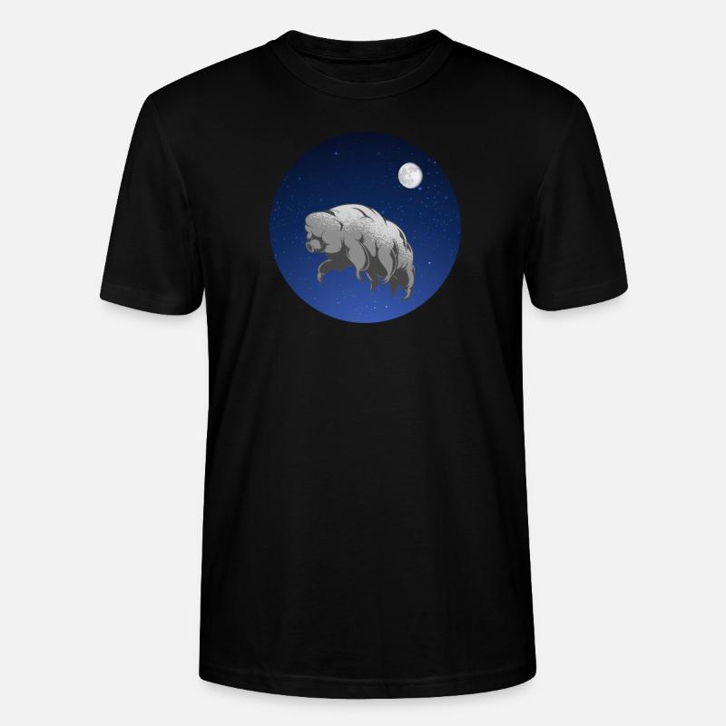 Tardigrade eau ours ecdysozoa espace - T-shirt bio CRAFTER Stanley Stella Unisexe - noir
