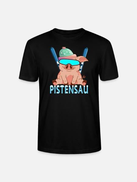 pistensau - Stanley/Stella CRAFTER Unisex Organic T-Shirt - black