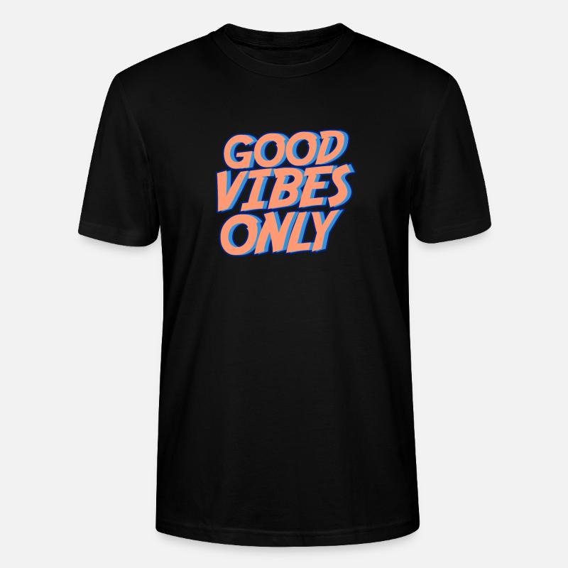 Vibe bien - T-shirt bio CRAFTER Stanley Stella Unisexe - noir