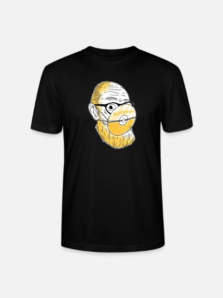 Anti-Coronavirus - Stanley/Stella Unisex Bio-T-Shirt CRAFTER - Schwarz