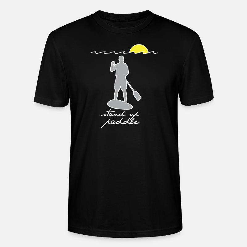 SUP - Stand Up Paddle - Stanley/Stella Unisex Bio-T-Shirt CRAFTER - Schwarz