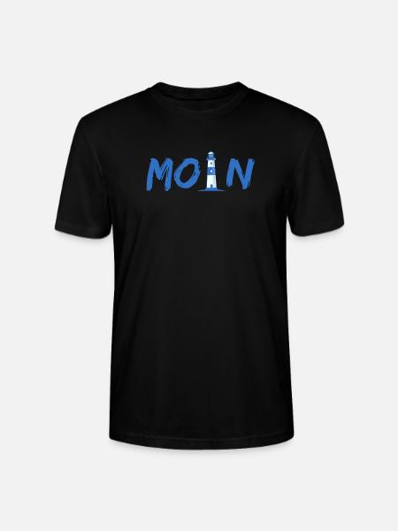 Moin Leuchtturm - Stanley/Stella Unisex Bio-T-Shirt CRAFTER - Schwarz