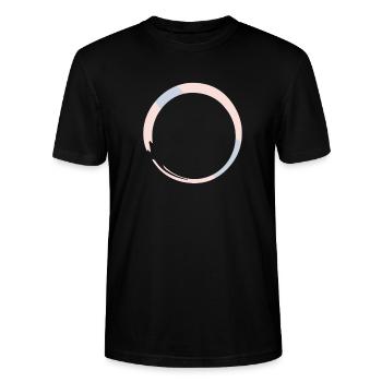 enso spiritualität zen buddhismus - Stanley/Stella Unisex Bio-T-Shirt CRAFTER - Schwarz - Vorne - Alina (178cm) & Michal (187cm)