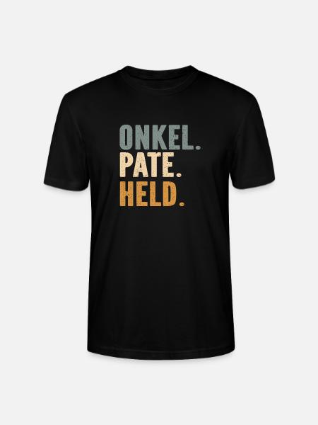 Uncle Godfather Hero - Stanley/Stella CRAFTER Unisex Organic T-Shirt - black