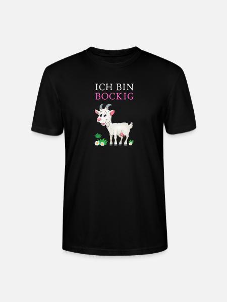 Ich bin BOCKIG! - Stanley/Stella Unisex Bio-T-Shirt CRAFTER - Schwarz