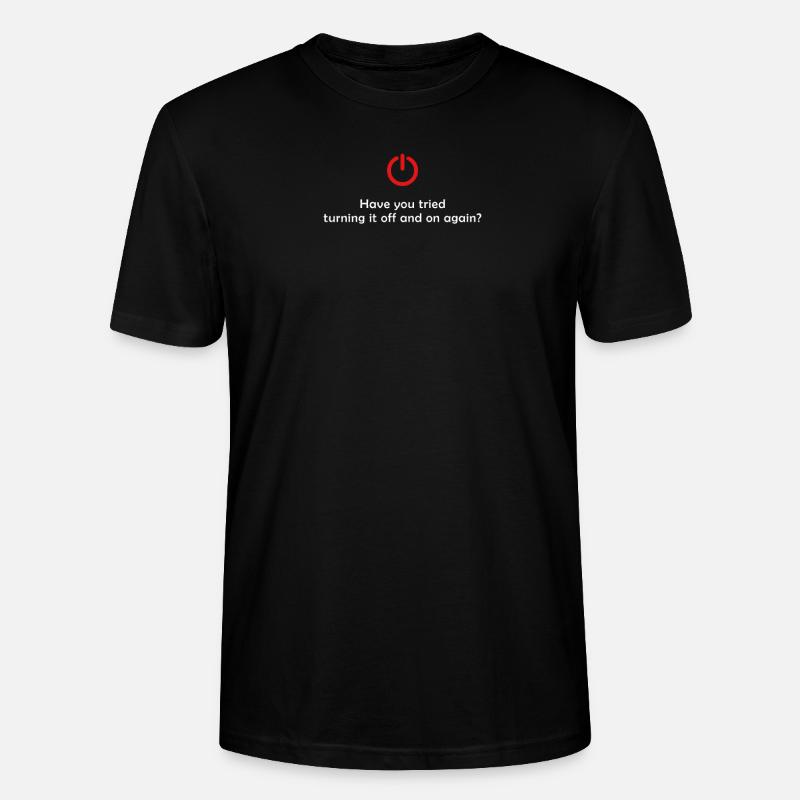 IT Techniker Computer Technik Lustig - Stanley/Stella Unisex Bio-T-Shirt CRAFTER - Schwarz