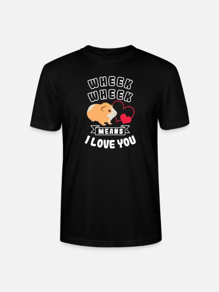 Amour de cochon d'Inde - T-shirt bio CRAFTER Stanley Stella Unisexe - noir
