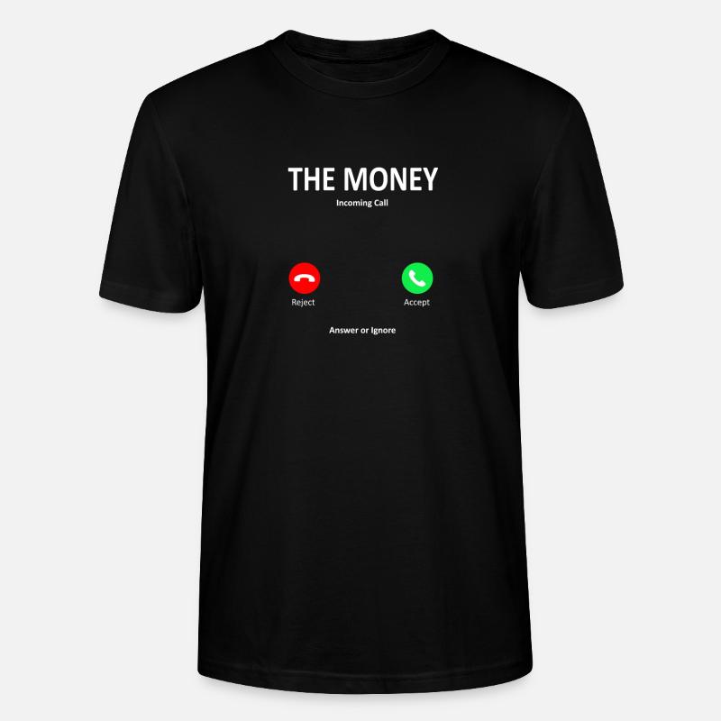 Money Calling - Stanley/Stella Unisex Bio-T-Shirt CRAFTER - Schwarz