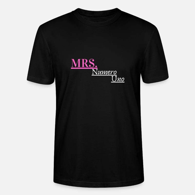Mme Numero Uno - T-shirt bio CRAFTER Stanley Stella Unisexe - noir