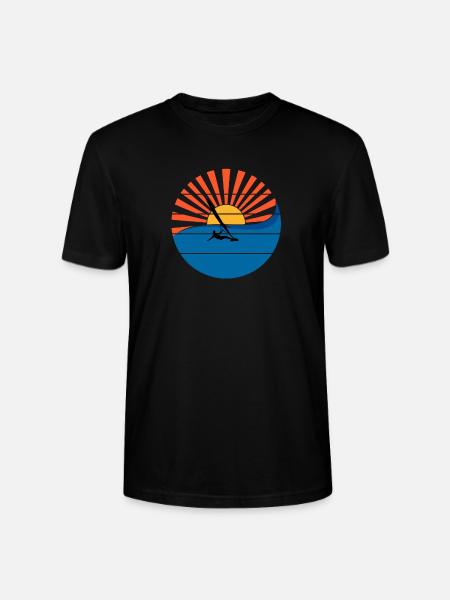 Windsurfer Sunset Windsurfing Windsurfing Gift - Stanley/Stella CRAFTER Unisex Organic T-Shirt - black