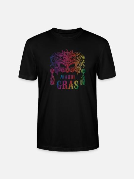 Mardi Gras | Maskerade | Karneval | Kostumer | Tradition - Stanley Stella CRAFTER unisex økologisk-T-shirt - sort
