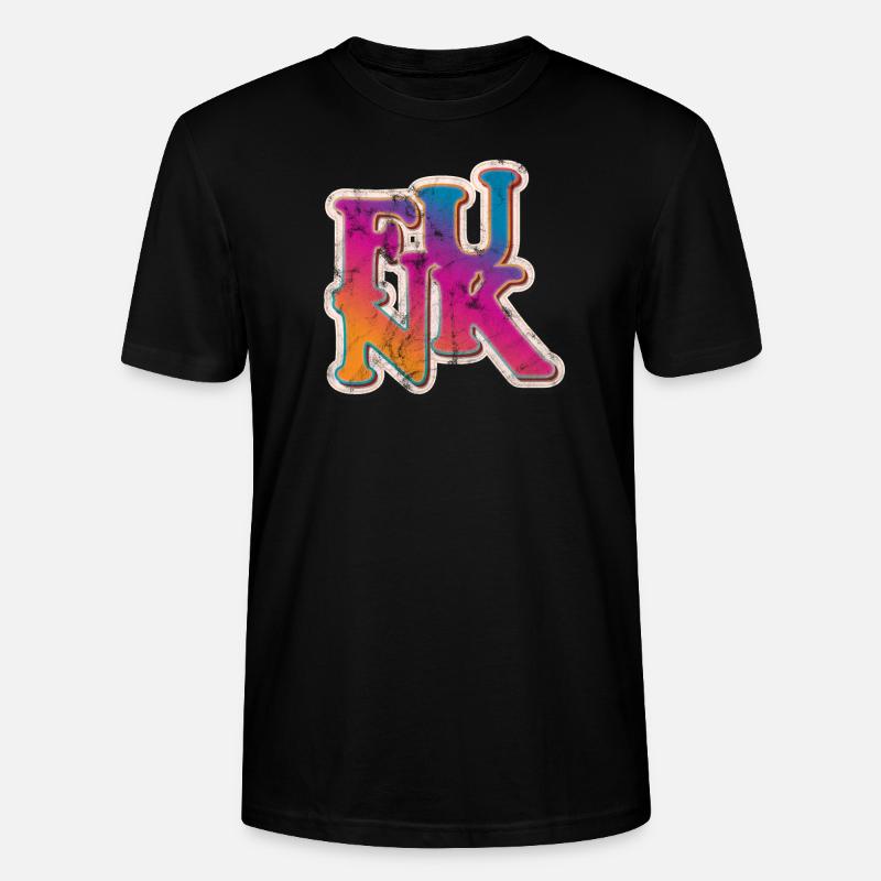 Funk Retro - Stanley/Stella Unisex Bio-T-Shirt CRAFTER - Schwarz