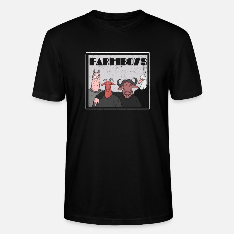 Résident de ferme - T-shirt bio CRAFTER Stanley Stella Unisexe - noir