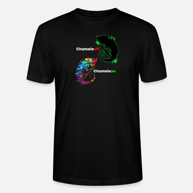 Chamäleons - Stanley/Stella Unisex Bio-T-Shirt CRAFTER - Schwarz