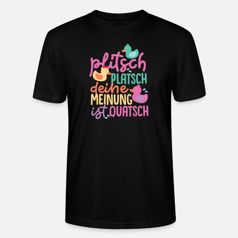 Split Splap Votre opinion est absurde - T-shirt bio CRAFTER Stanley Stella Unisexe - noir