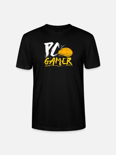 PC gamer, desktop gamer - Stanley/Stella CRAFTER Unisex Organic T-Shirt - black