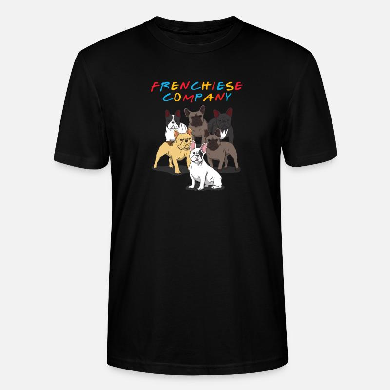 Frenchie - Stanley/Stella Unisex Bio-T-Shirt CRAFTER - Schwarz