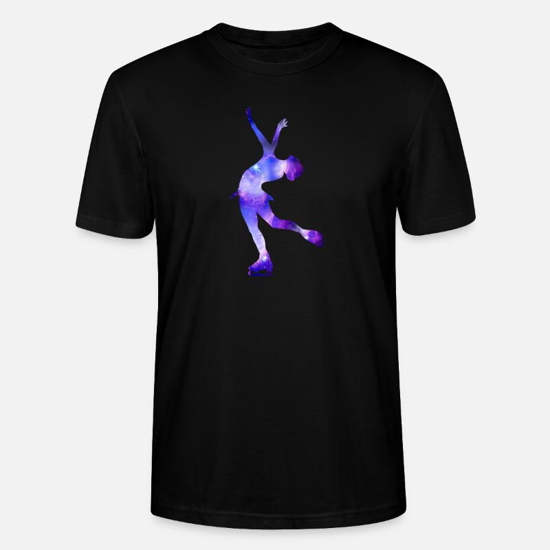 Eiskunstlauf Geschenk Eiskunstläufer Mädchen - Stanley/Stella Unisex Bio-T-Shirt CRAFTER - Schwarz